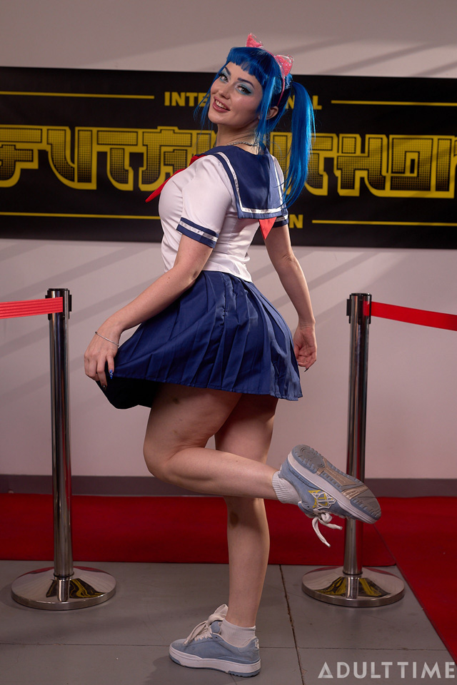 Futa World Futakuthon cosplay convention sexy cosplayer fan Jewelz Blu fucks Lulu Chu in Sailor Moon and Sailor Scout outfits in futanari porn with Codi Vore in threesome from Adult Time as seen on Porn Corporation.