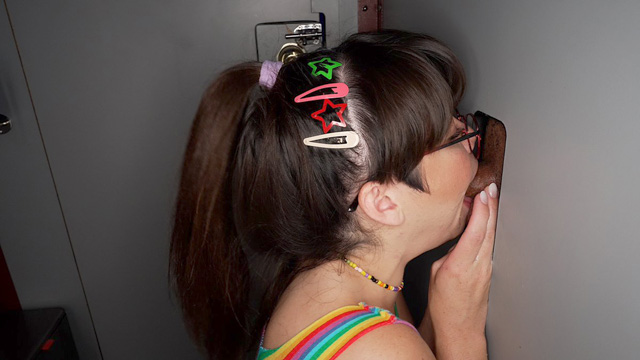 Petite cute babe Mochi Mona returns to Gloryhole Swallow for interracial sex, cum swallowing blowjobs, creampies as this cute glasses girl sucks cock in GHS as seen on Porn Corporation.