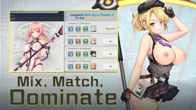 Ark Re:Code new free to play RPG sex game for adults with PVP, guilds, epic battles, and build a harem of over 100+ porn model warriors in this post-apocalyptic lewd game from Nutaku featured on Porn Corporation.