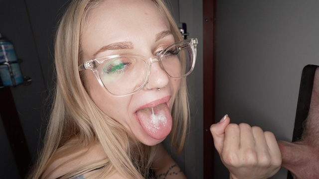 Ashley Moore hot skinny blonde single mom gets interracial gloryhole creampies. Hot cumslut glory hole blowjobs, and sex in Gloryhole Swallow only on Porn Corporation.