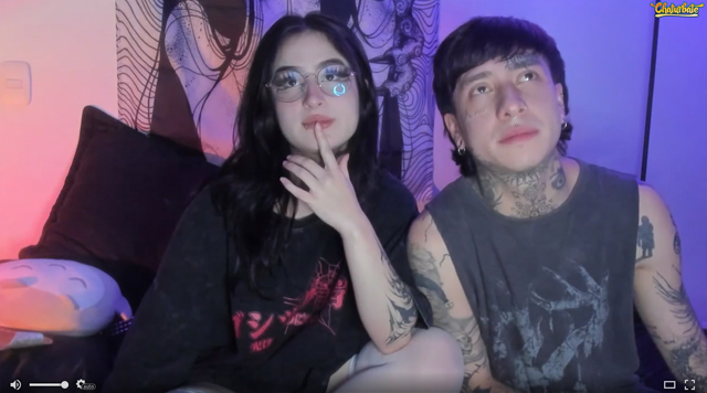 Murasaki_Doll_on Chaturbate hot Colombian couple live streaming sex show as seen on Porn Corporation.