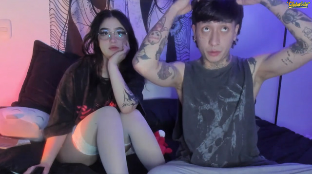 Murasaki_Doll_on Chaturbate hot Colombian couple live streaming sex show as seen on Porn Corporation.