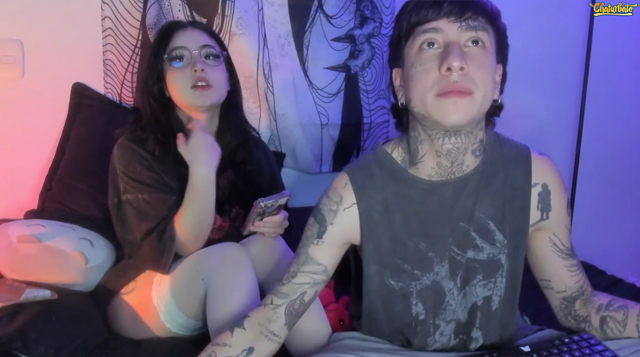 Murasaki_Doll_on Chaturbate hot Colombian couple live streaming sex show as seen on Porn Corporation.