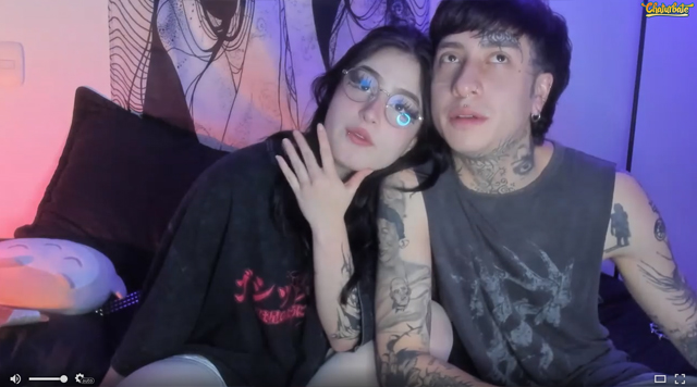 Murasaki_Doll_on Chaturbate hot Colombian couple live streaming sex show as seen on Porn Corporation.