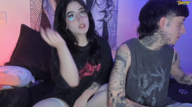 Murasaki_Doll_on Chaturbate hot Colombian couple live streaming sex show as seen on Porn Corporation.