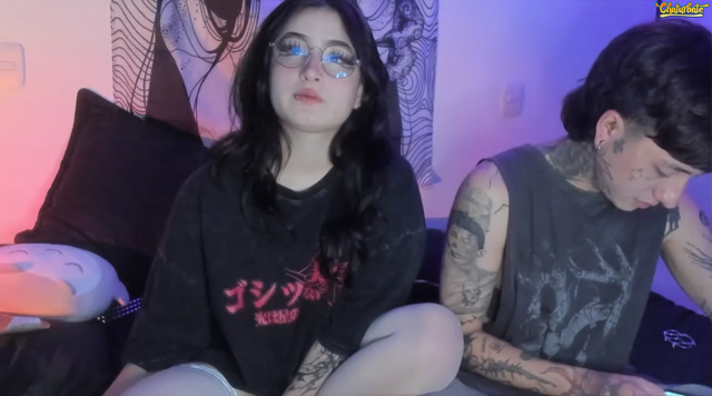 Murasaki_Doll_on Chaturbate hot Colombian couple live streaming sex show as seen on Porn Corporation.