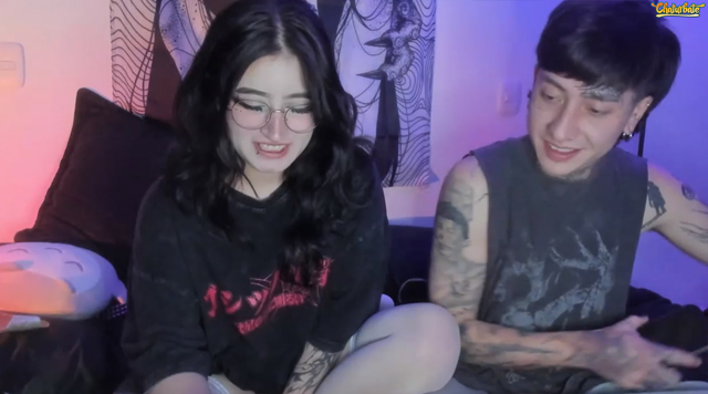 Murasaki_Doll_on Chaturbate hot Colombian couple live streaming sex show as seen on Porn Corporation.