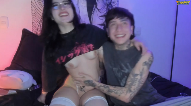 Murasaki_Doll_on Chaturbate hot Colombian couple live streaming sex show as seen on Porn Corporation.