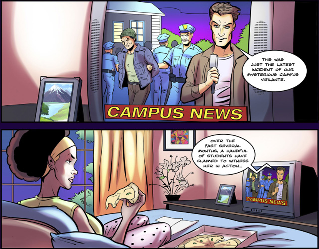 Slime Traveler alien college girl vigilante Shauna porn comic fetish for Adults from Bot Comics as seen on Porn Corporation from author Blue and illustrator J.J. McQuade.