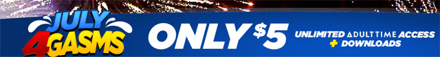 Adult Time $5 a month 4th of July porn sale on Porn Corporation!